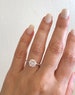 Classic 2.25 Carats Engagement Ring. Round Solitaire Ring. Wedding Ring. High Quality Engagement Ring. Sterling Silver Promise Ring. 