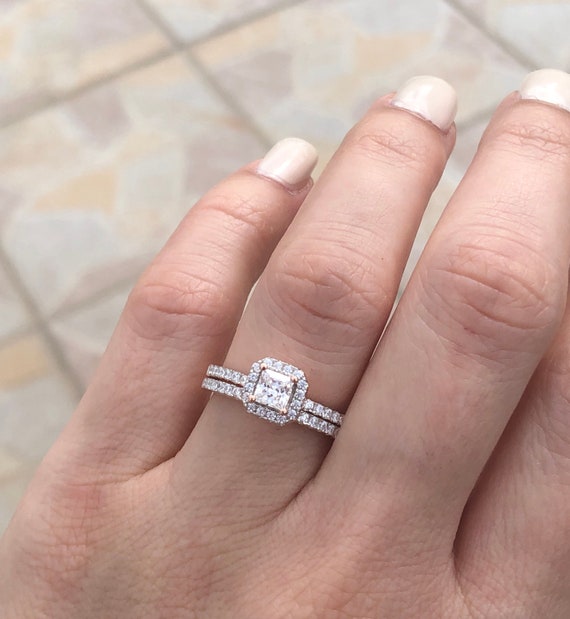 Bague de mariage or rose sales