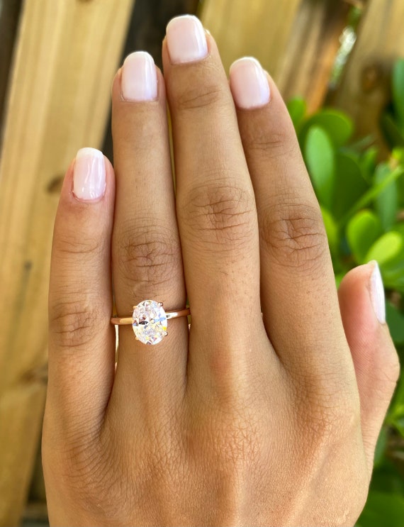 9ct Gold 0.5tcw Diamond Ring Princess Cut Gemstone Engagement Ring (A1 –  Blue Cherry Antiques