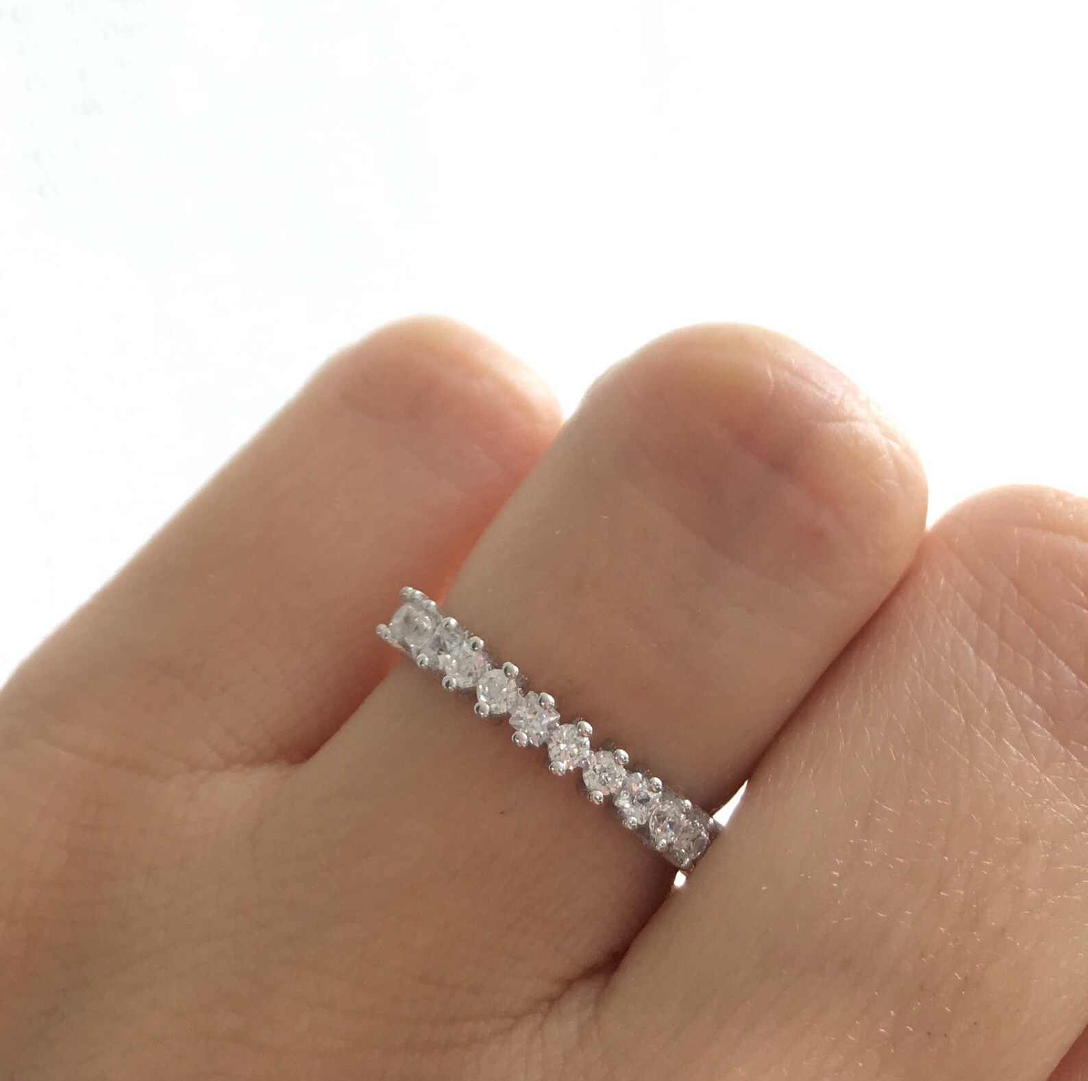 Beautiful Wedding Band. Wedding Ring. Eternity Band Ring. 3MM Etsy