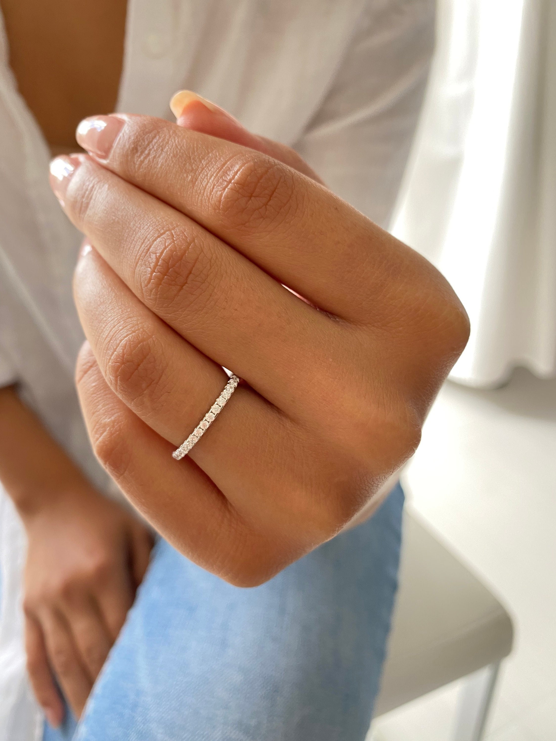 7283❣️ ハーフエタニティリング スクエア ハーフエタニティリング（婚約指輪） ID28427