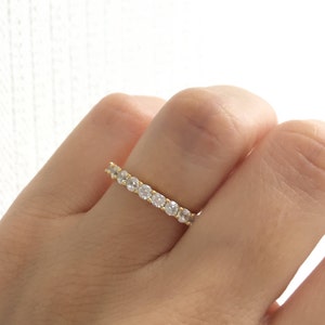 Gold Wedding Band Ring. Eternity Band Ring. Gold Stacking Ring. Stackable Ring. Thick Band Ring. Gold Eternity Band Packed In A Luxury Box.