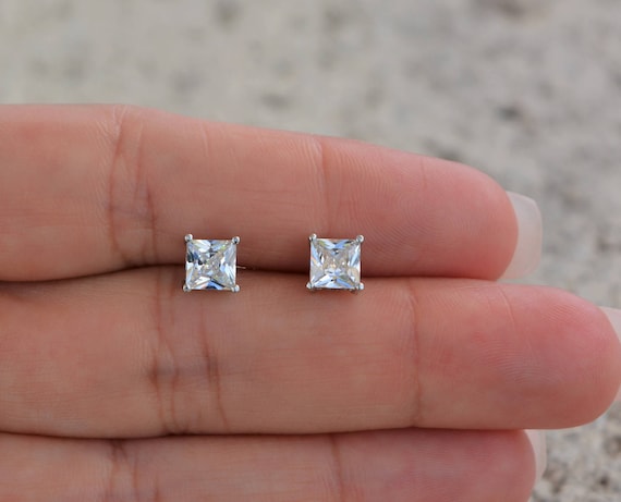 Silver Square Studs Silver Square Studs