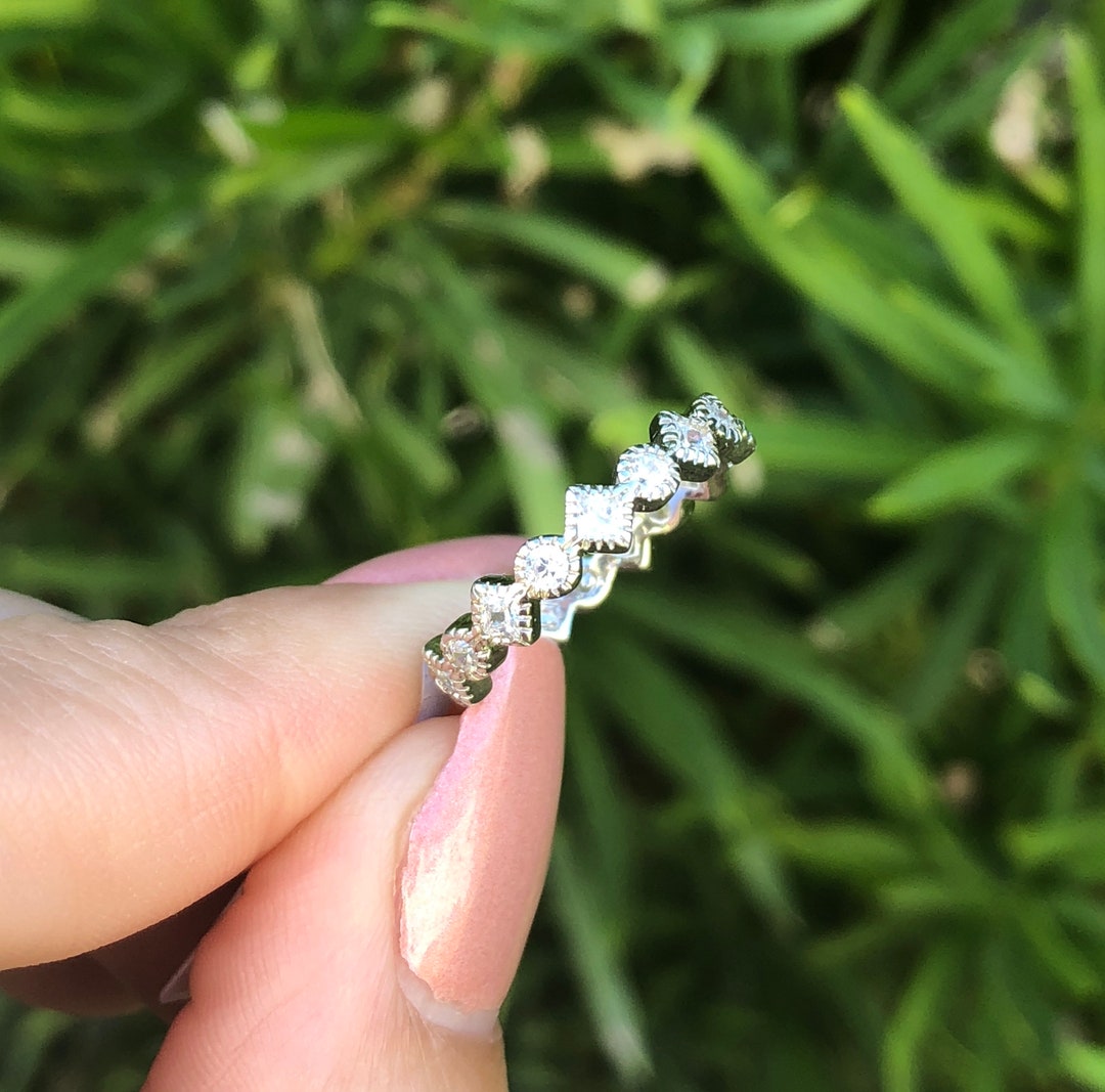 Gioielli In Stile Semplice 925 Anelli Alla Moda In Argento Sterling Che Montano - Foto 6