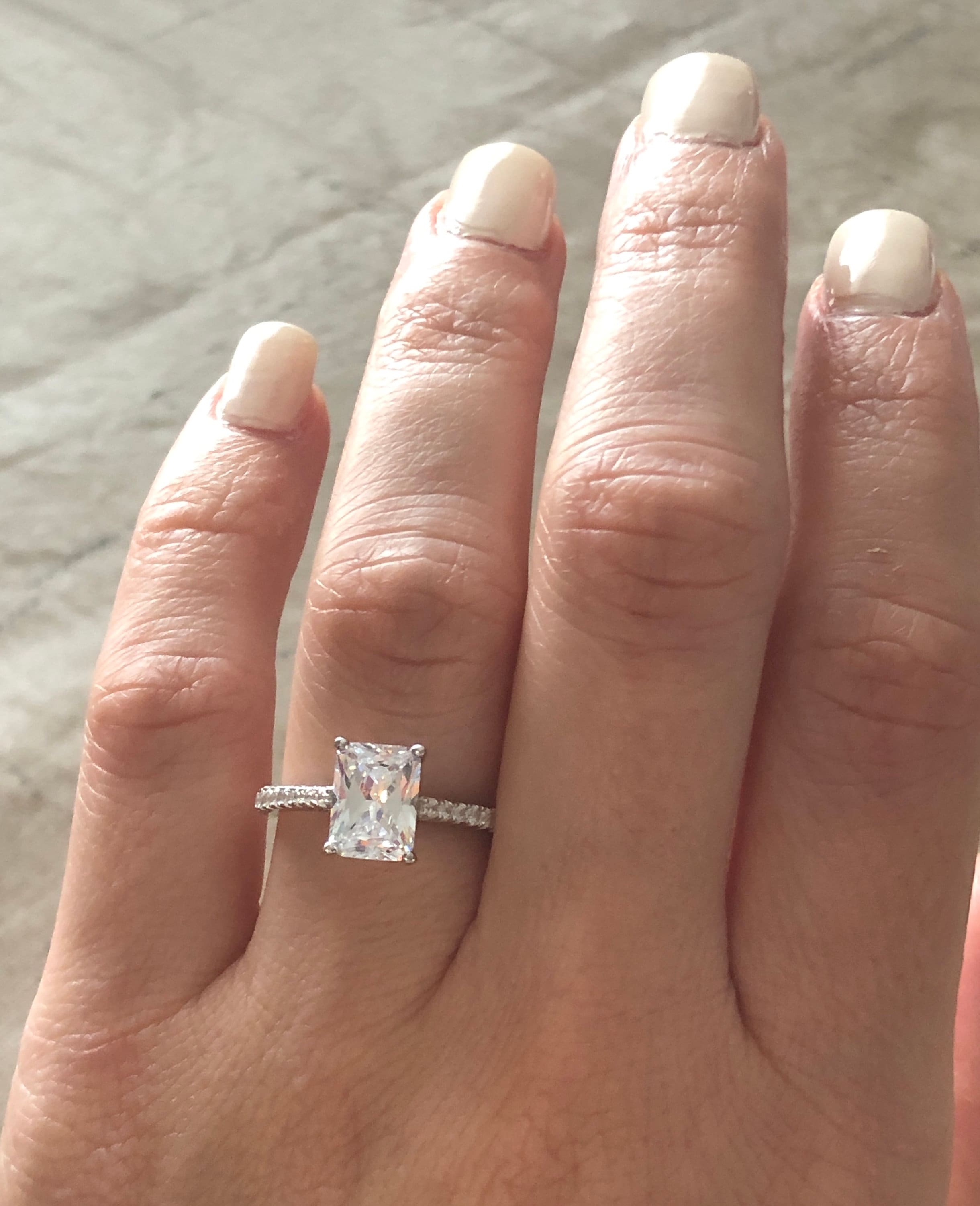 Rhea | Radiant Lab-Grown Diamond Engagement Ring – Kate & Kole