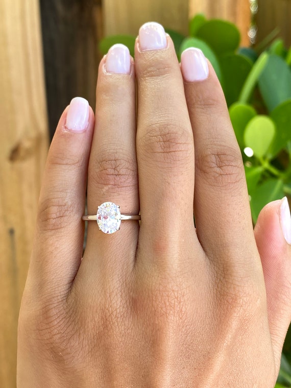 3 Carat Oval Engagement Ring