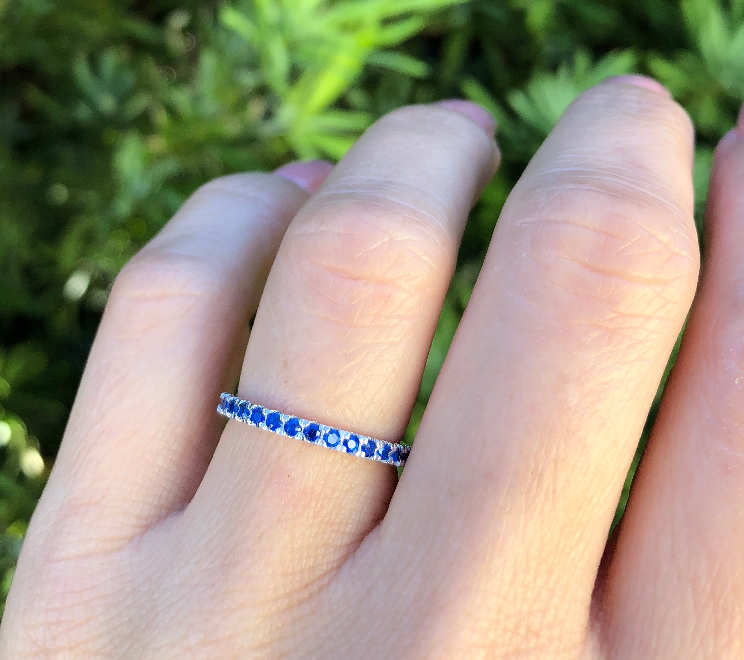 ★STAR JEWELRY★ フルエタニティ サファイア リング サファイア(9月) | ETERNITY RING | スタージュエリー公式