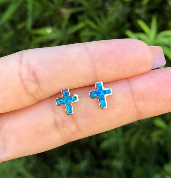 Opal on sale cross earrings