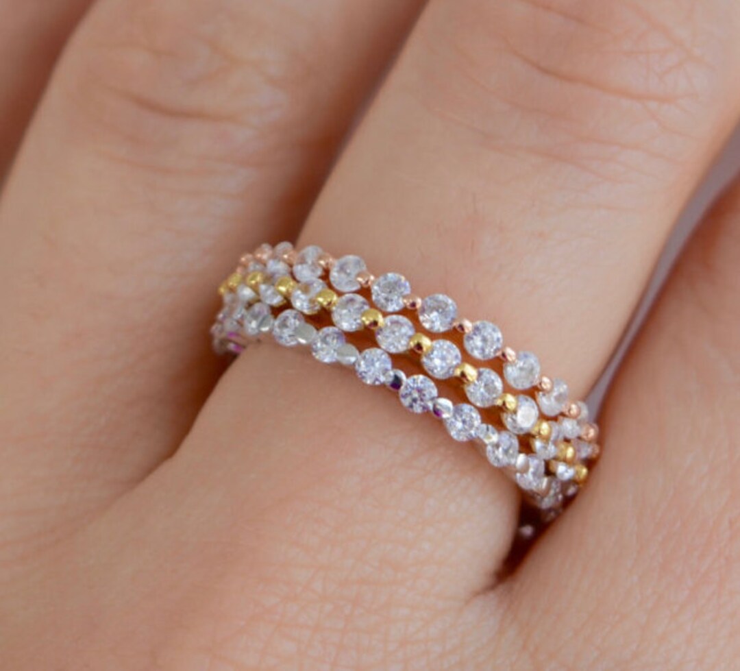 High Quality Eternity Band Ring. Eternity Ring. Eternity Band Ring Set