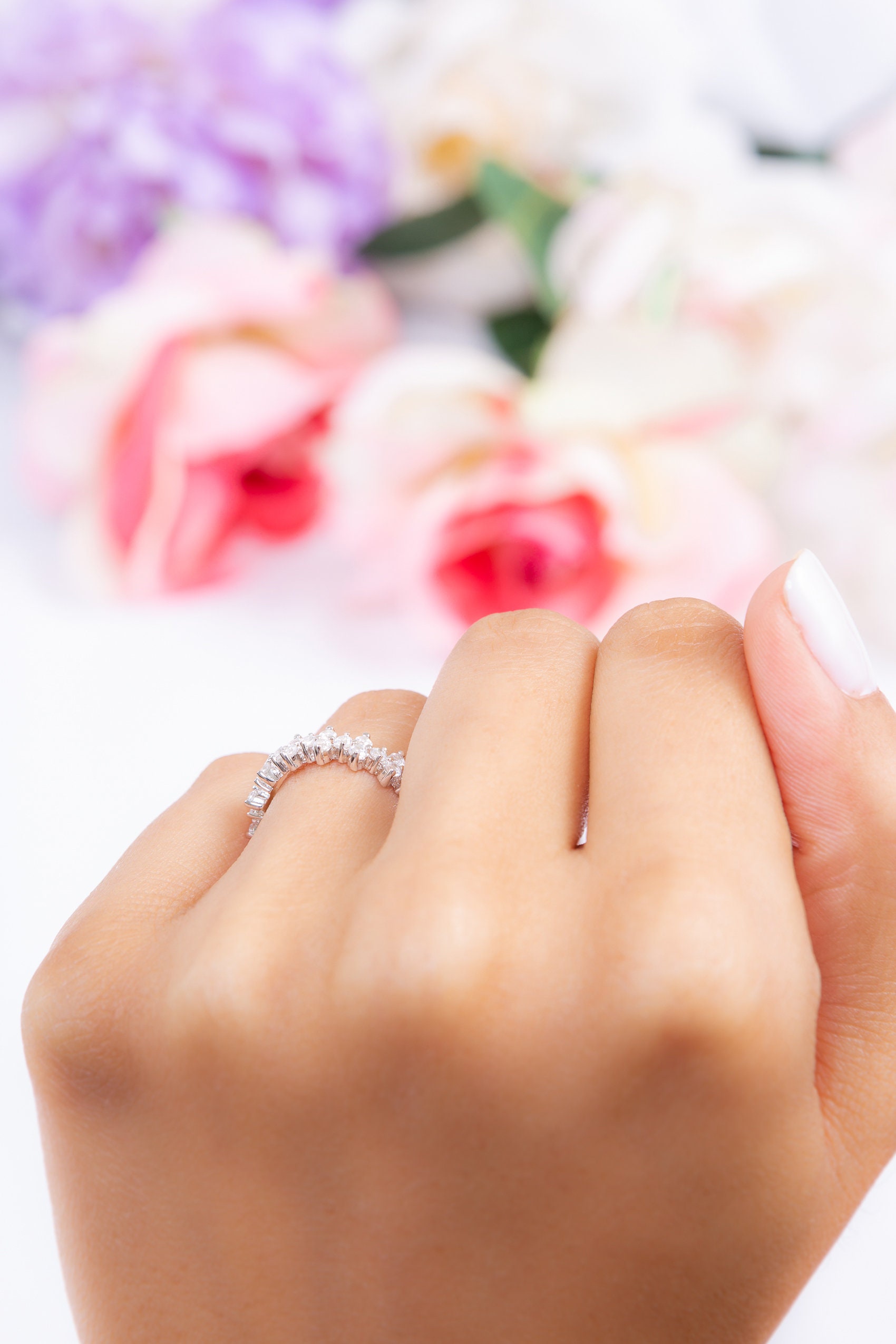 Freecus Flower Eternity Ring ［Light］ Flower Eternity Ring (Gold)【Light】 | Freecus