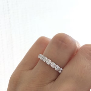 Wedding Band Ring. Eternity Band Ring. Fine Quality Sterling Silver Wedding Band. Stacking Ring. Eternity Band Packed In A Luxury Gift Box.