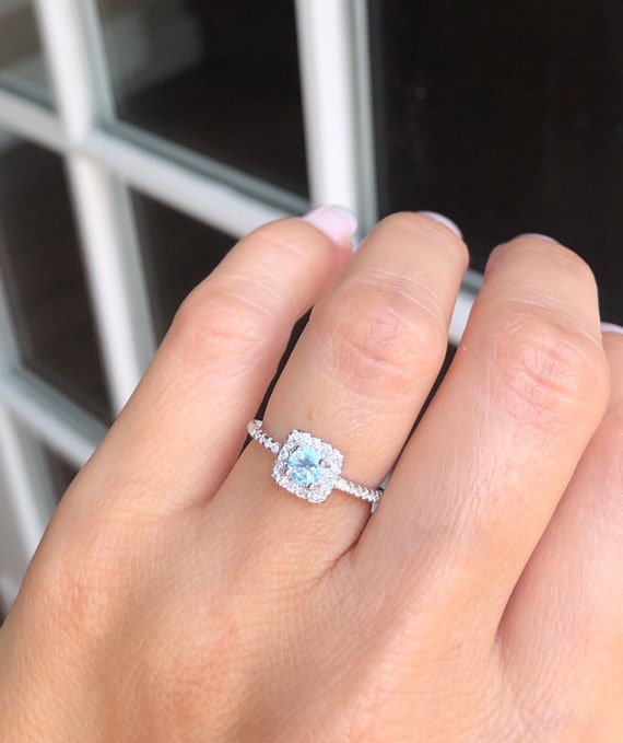 Aquamarine Rings Under 100 Dollars