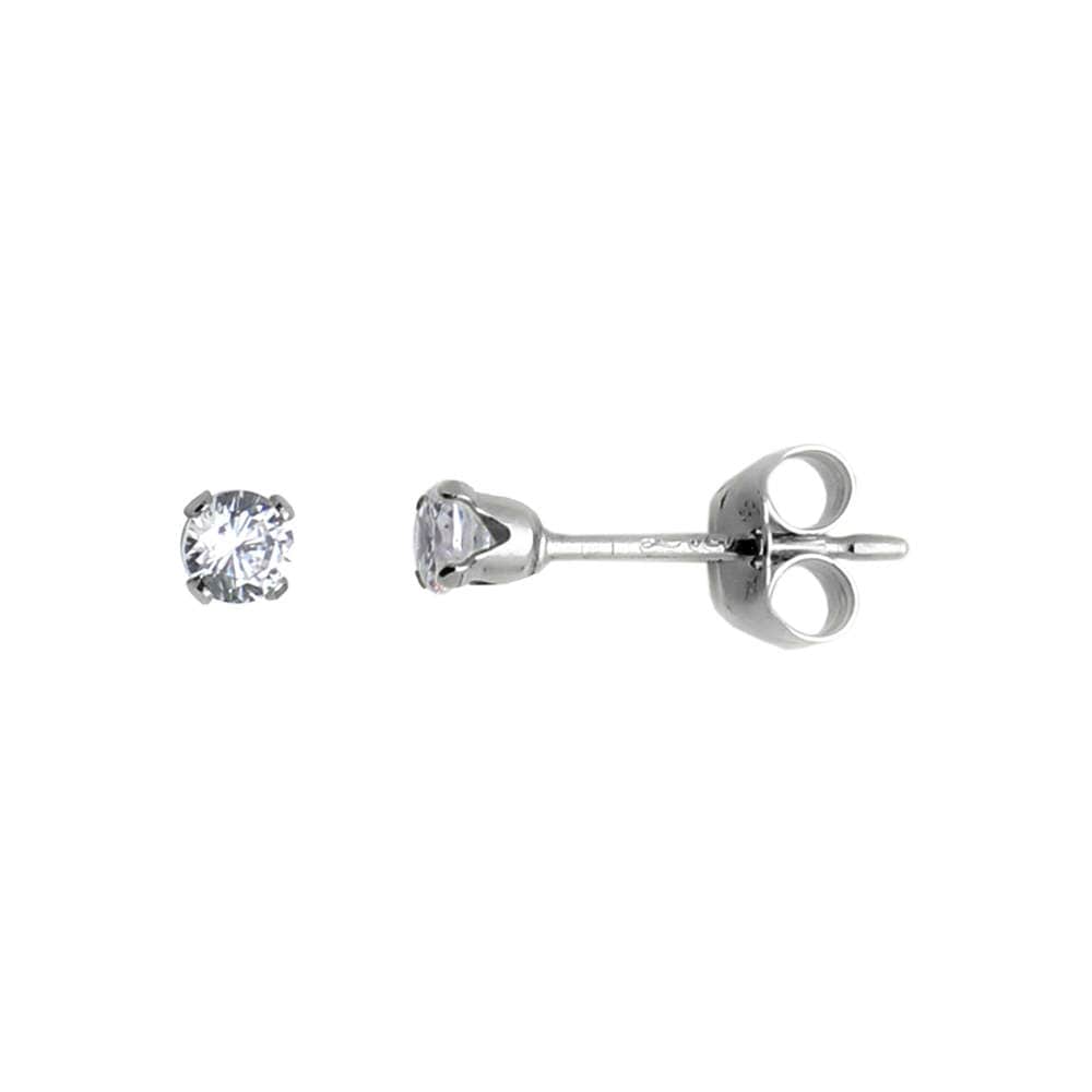 High Quality Cz Stud Earrings. Tiny Stud Earrings. Sterling Etsy
