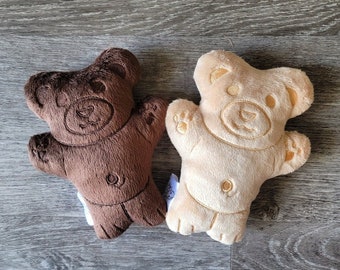 Kawaii Cute Teddy Bear Graham Cracker Cookie Plush, Teddy Bear pillow, Play Food Toy, Handmade