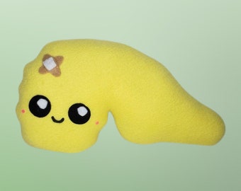 Kawaii Pancreas Plush, Cute Organ Pillow, Diabetic Comfort, Handmade