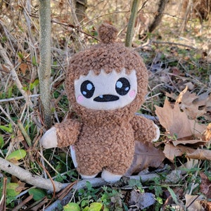 Bigfoot Cryptid Plush, Kawaii Sasquatch, Goth, Cute Spooky, Handmade