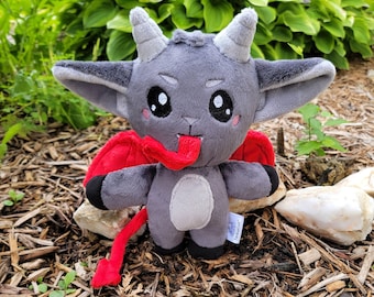 Peluche del Diavolo del Jersey, creatura criptica, Kawaii Horror, Goth, Creepypasta, Fatto a mano