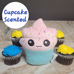Kawaii Little Cupcake Plush, Cute Food Pillow, Play Food Toy, Scented Handmade