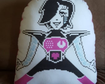 Undertale Mettaton EX Design 2 Plüschkissen, Inoffiziell, Indie-Videospiel, handgemacht