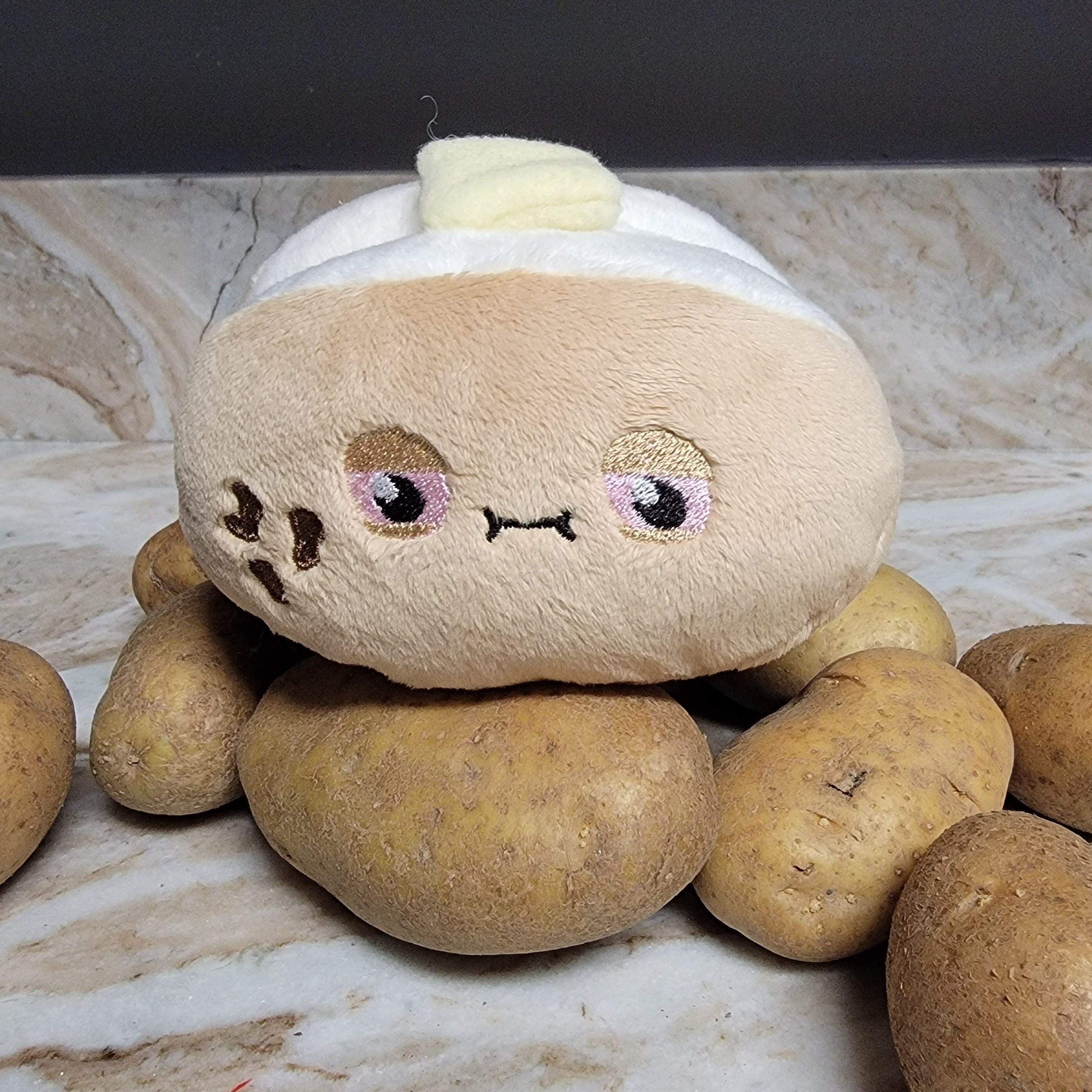 Kawaii Little Baked Potato Plush, Cute Food Pillow, Play Food Toy, High,  Weed, Handmade, Play on Words 