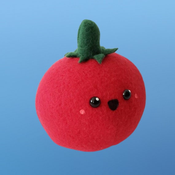 Kawaii Tomato Plush Cute Vegetable Food Pillow Play Food Toy