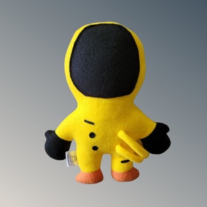 Backrooms Hazmate Yellow Suit Men SCP Plush Unofficial Horror