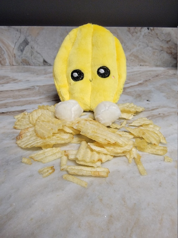 COSY CHIPS フレンチフライ　ポテトチップスぬいぐるみ かわいいポテトチップスのぬいぐるみ、かわいい食べ物枕、感覚玩具