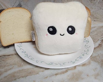Peluche Petite Tranche De Pain Kawaii, Coussin De Nourriture Mignon, Jouet Alimentaire, Fait Main - France