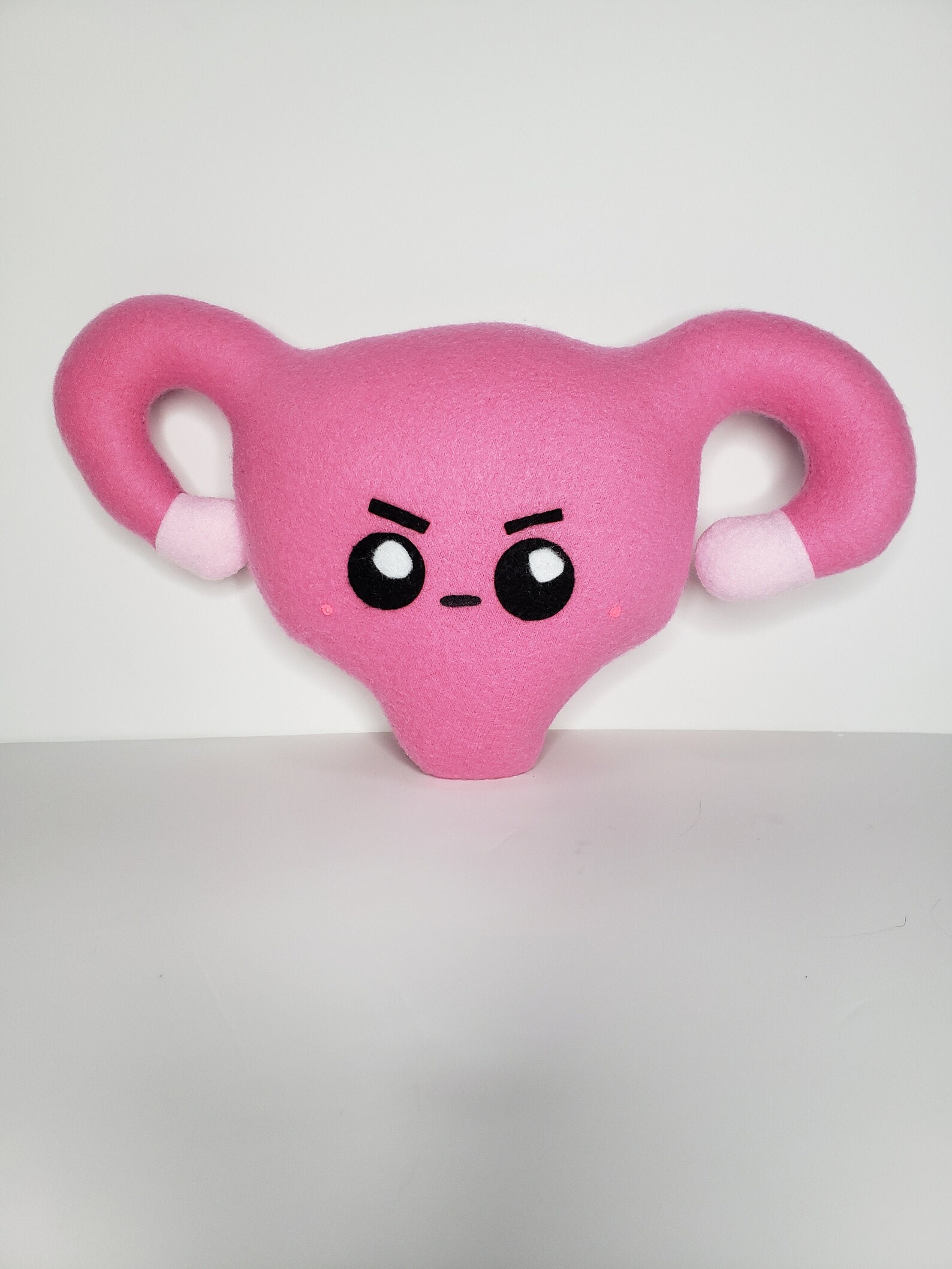 Cute Kawaii Uterus Plush Angry | Etsy
