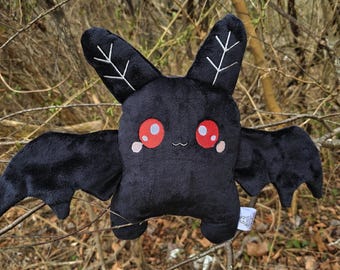 Riesen Mothman Plüsch Kissen, Kawaii Goth Cryptid Kissen
