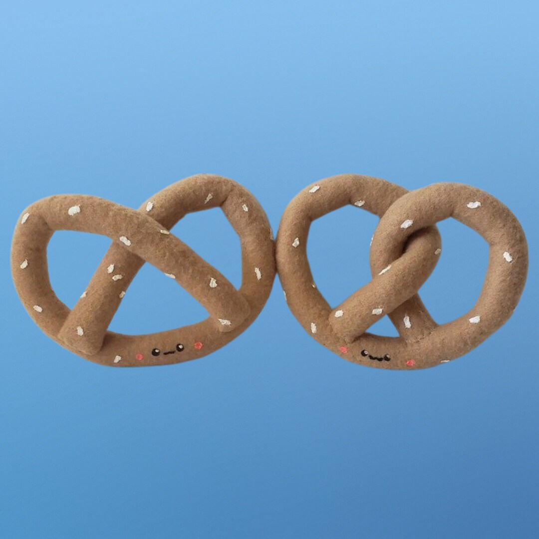 Kawaii Pretzel Plush, Cute Food Pillow, Play Food Toy, Handmade - Etsy