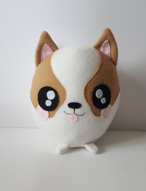 kawaii corgi plush