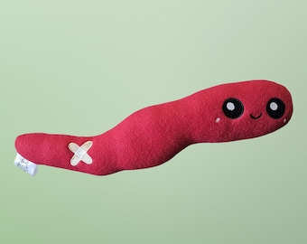 Handgefertigtes Kawaii-Plüschtier mit Blinddarm-Motiv, Genesungsgeschenk