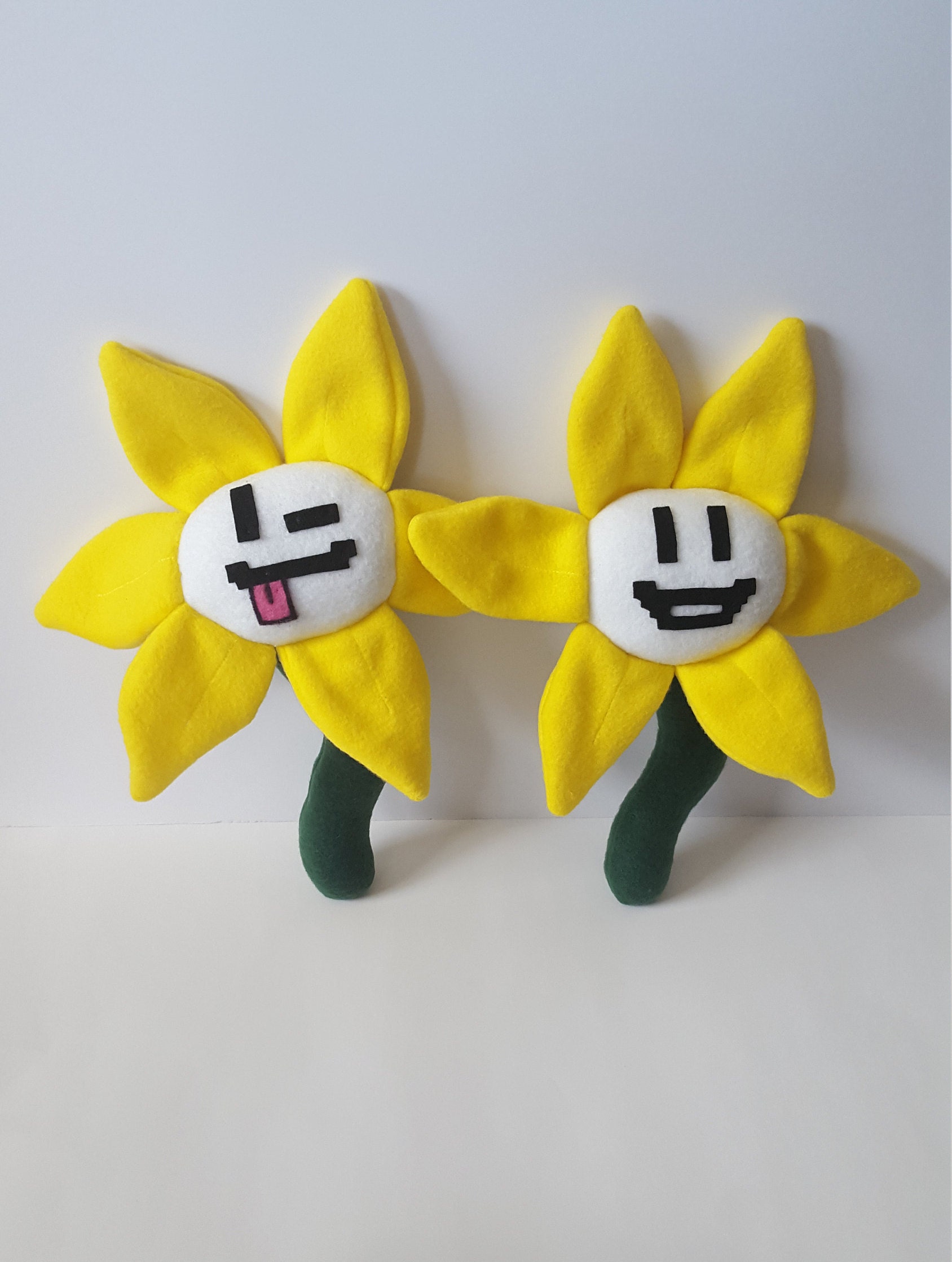 Undertale Inspired Flowey Plush Handmade Soft Plushie 7 in 