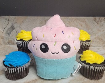 かわいい小さなカップケーキのぬいぐるみ、かわいい食べ物枕、遊び用