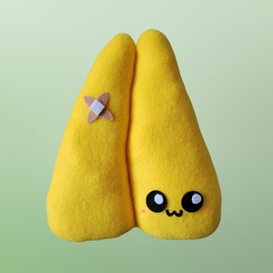 Kawaii Thymus Plush, Cute Organ Pillow, Body Anatomy, Handmade, Comfort Toy, Surgery