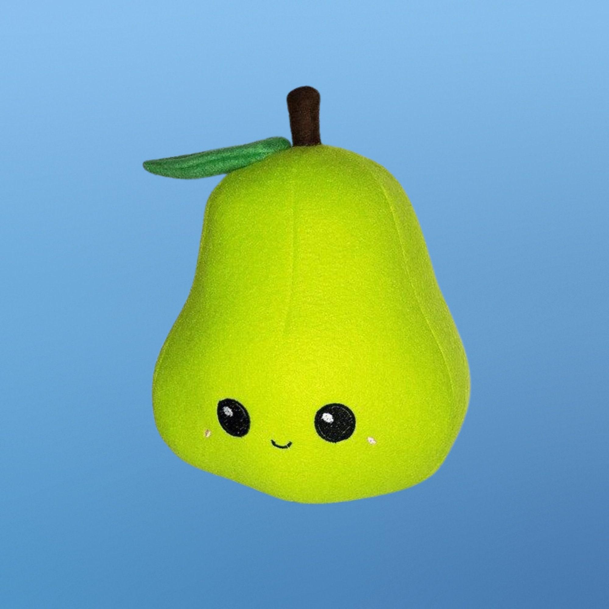 Kawaii Pear Plush Cute Fruit Food Pillow Play Food Toy Etsy Ireland