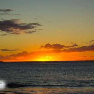 Hawaiian Sunset - beach tropical island photography