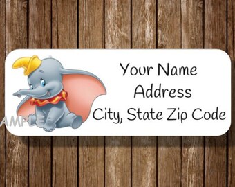 30 Personalized Stitch Address Labels stickers tags favors disney