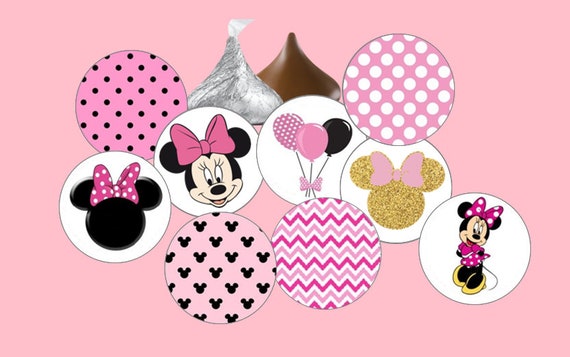 108 Fashion Designer Birthday Party Favors Hershey Kiss Stickers all 4 designs