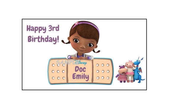 CUSTOM PERSONALIZED DOC MCSTUFFINS T SHIRT PARTY FAVOR BIRTHDAY PRESENT ADD NAME