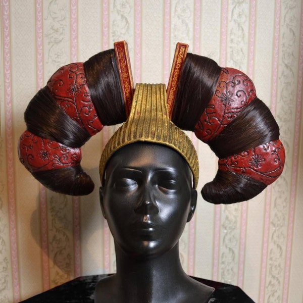 Star Wars Queen Amidala doppelganger headpiece