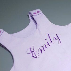 Personalise Baby Gift Dungarees Romper | Embroidered Baby Overalls . Custom birthday gift for boys or girls Personalized Newborn baby gift