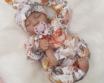 Floral Baby romper, Floral babygrow, baby girl outfit, newborn outfit, floral baby clothes, toddler romper, Rose Babygrow, baby girl gift