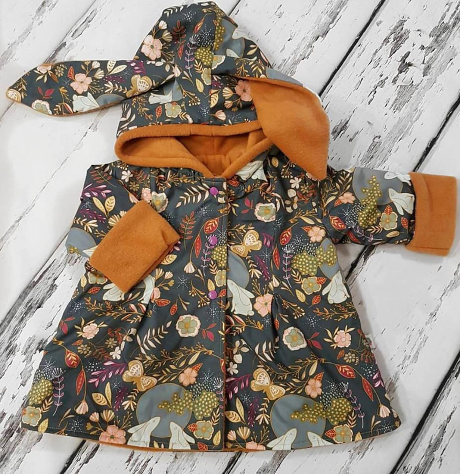 Bunny Jacket Girls Clothing Baby Girl Bunny Coat Etsy