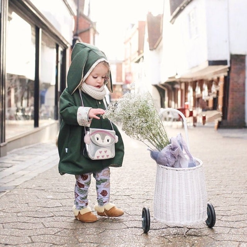 Bunny Jacket Girls Clothing Baby Girl Bunny Coat Animal Jacket Hood with Ears Easter Bunny Easter Gift Girl Toddler Rabbit image 2