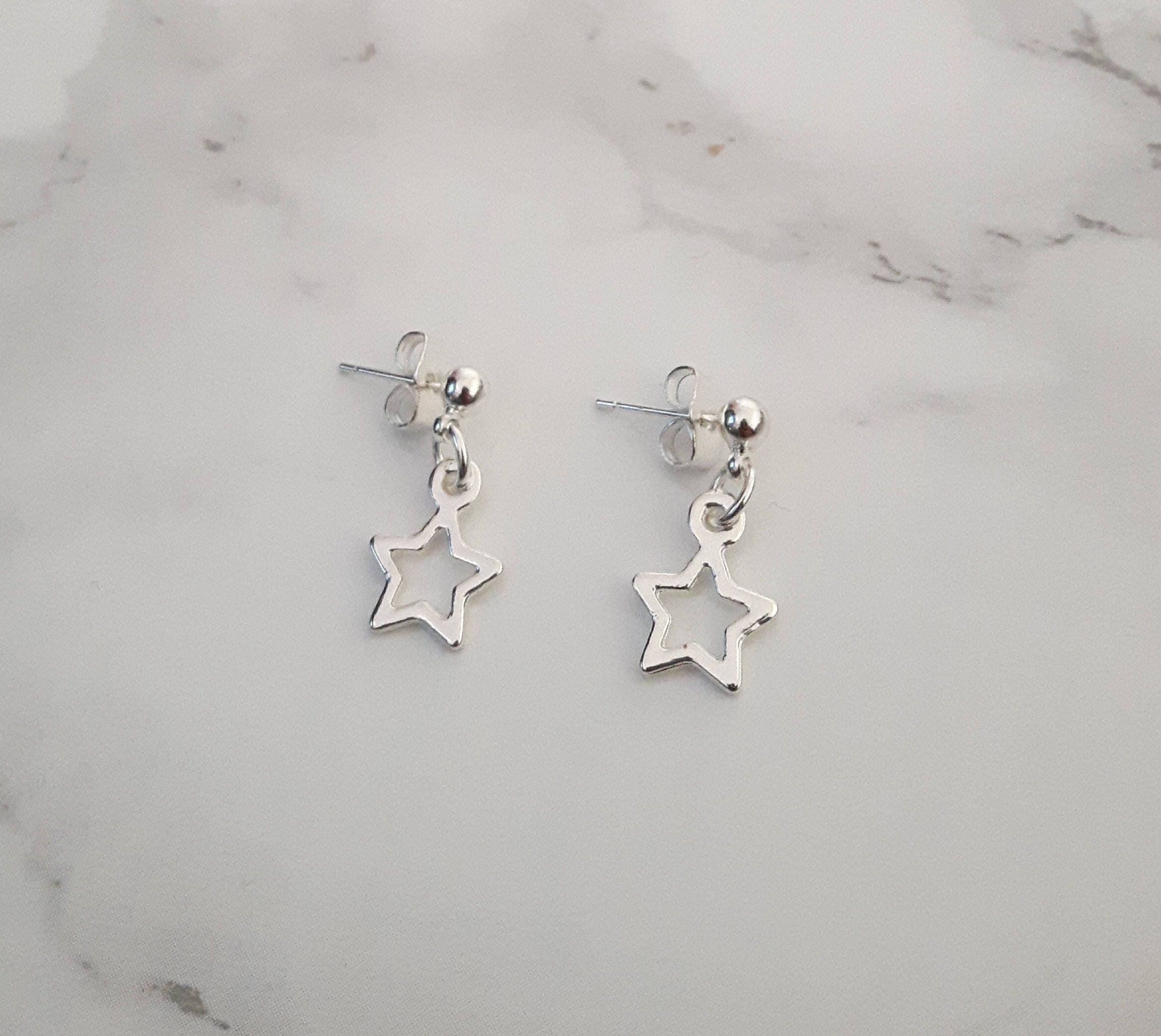 YSJEWELS Star Earrings, Silver Star Studs, Star Stud Earrings, Star Drop Earrings, Gold Star Earrings, Gold Star Studs, Hollow Star Earrings YSJEWELS Star Earrings, Silver Star Studs, Star Stud Earrings, Star Drop Earrings, Gold Star Earrings, Gold Star Studs, Hollow Star Earrings