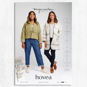 Hovea Jacket - Paper Sewing Pattern by Megan Nielsen - Sewing Pattern