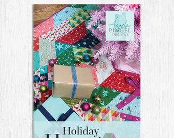 Holiday Hexagon Tree Skirt - by Angela Pingel - Paper Sewing Pattern - Christmas Tree Skirt Pattern