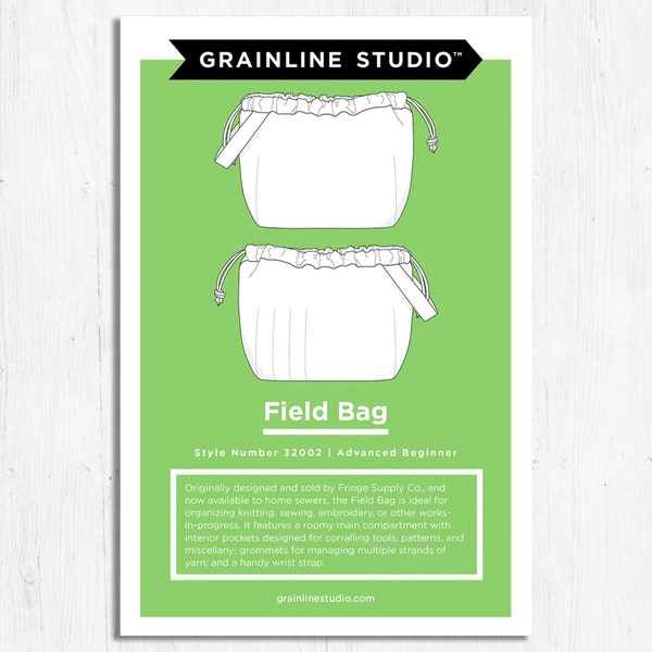 The Field Bag - by Grainline Studio -  Paper Sewing Pattern
